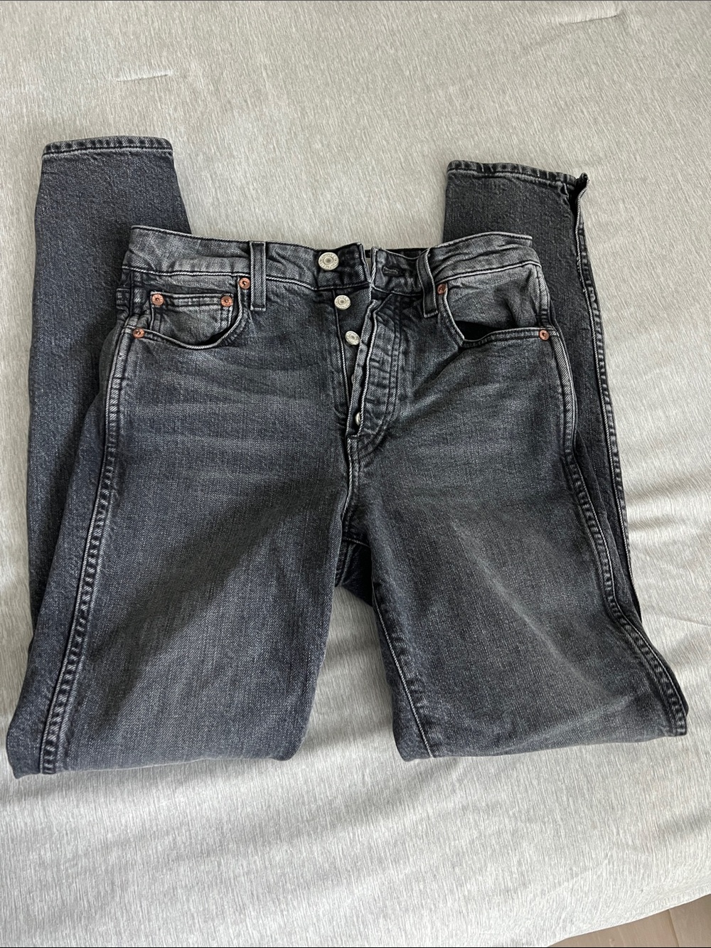 Trave Black Skinny Jeans
